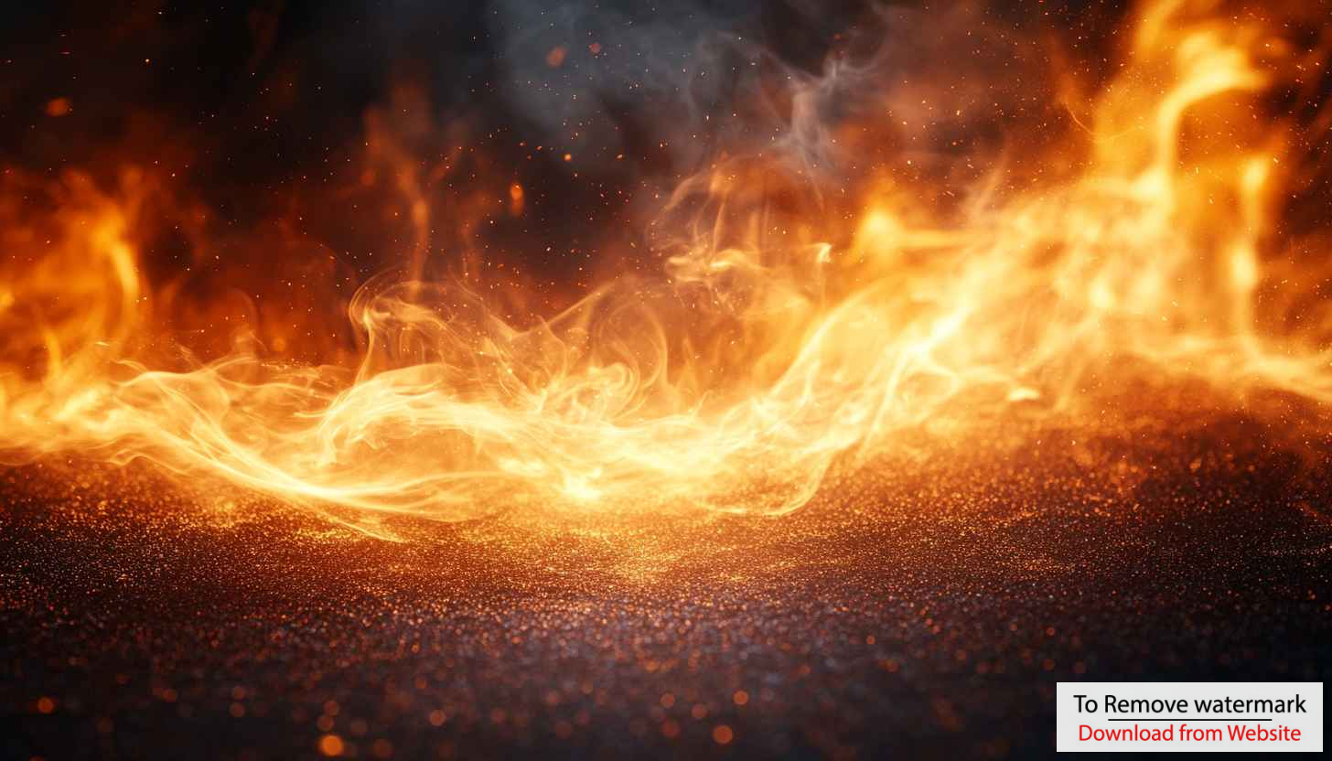Fiery Flames 4K Background - Free Desktop Wallpaper Illustration - Free Img